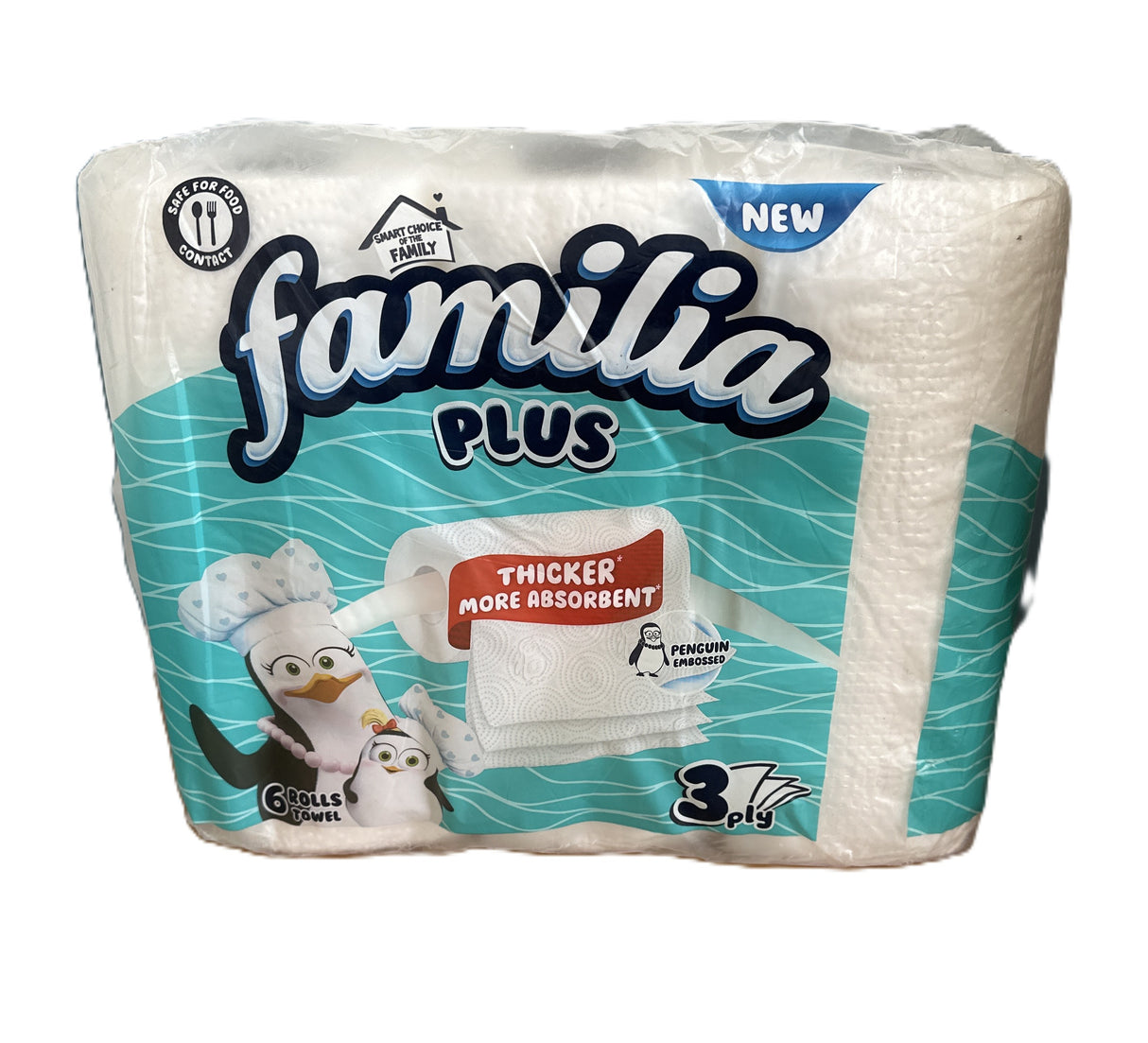 6 Rollen familia Plus 3 lagig Küchenrollen Tücher 3 lagig