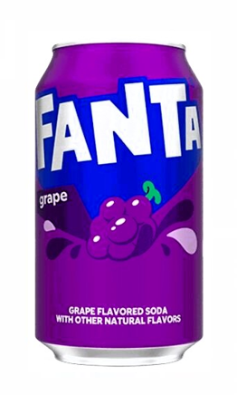 Fanta USA Grape 355ml inkl. 0,25€ Pfand MHD 26.01.26