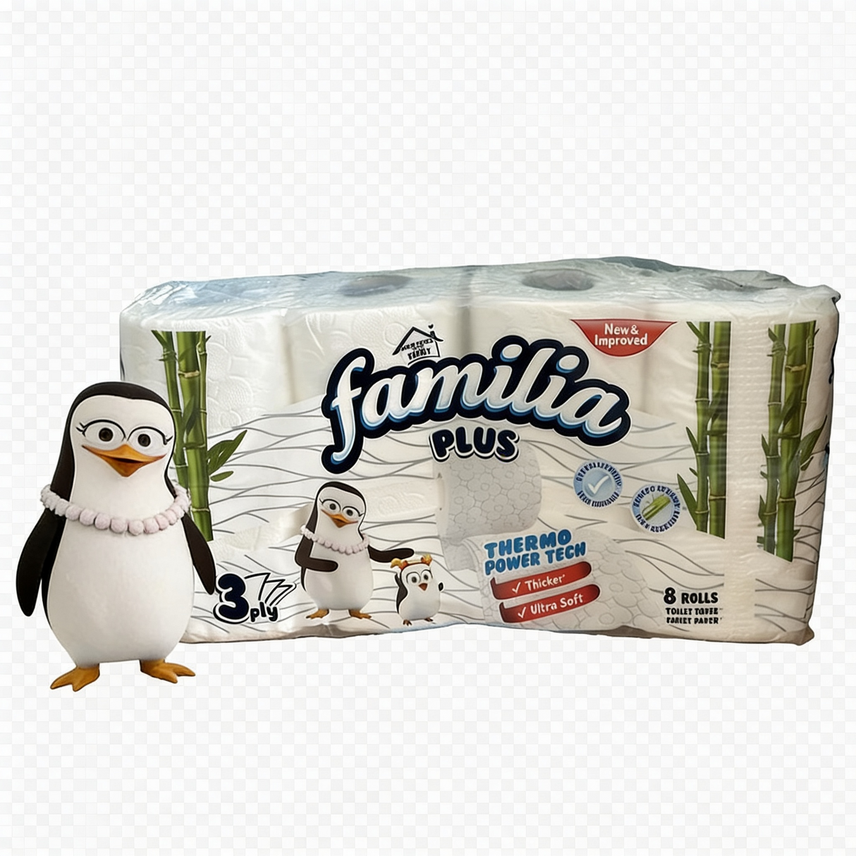 8 Rollen familia Plus 3 lagig Toilettenpapier