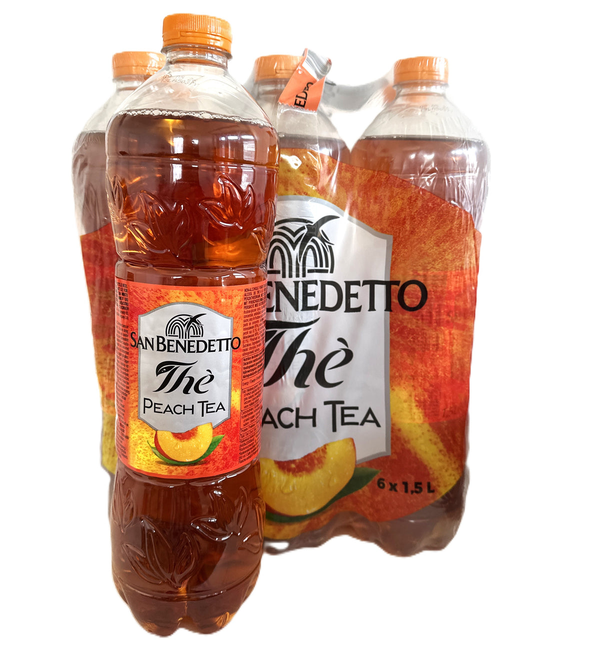 6 San Benedetto The Eistee Peach 1,5 L mit Pfand