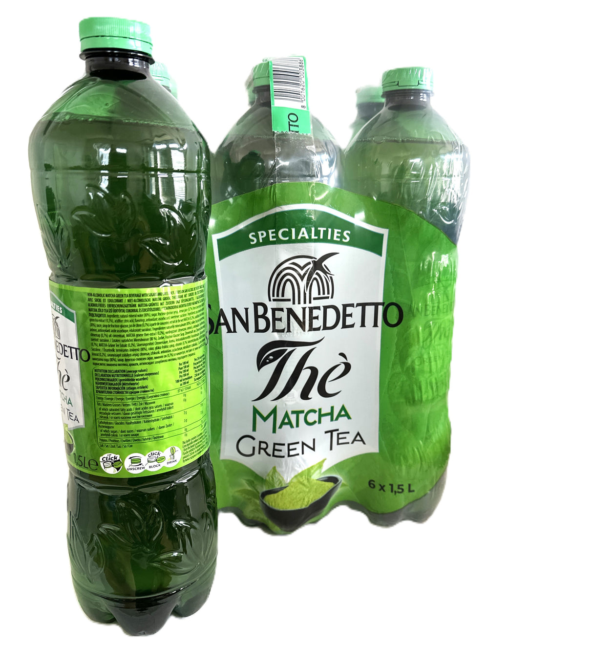 6 San Benedetto The Matcha Green Tea 1,5 L mit Pfand