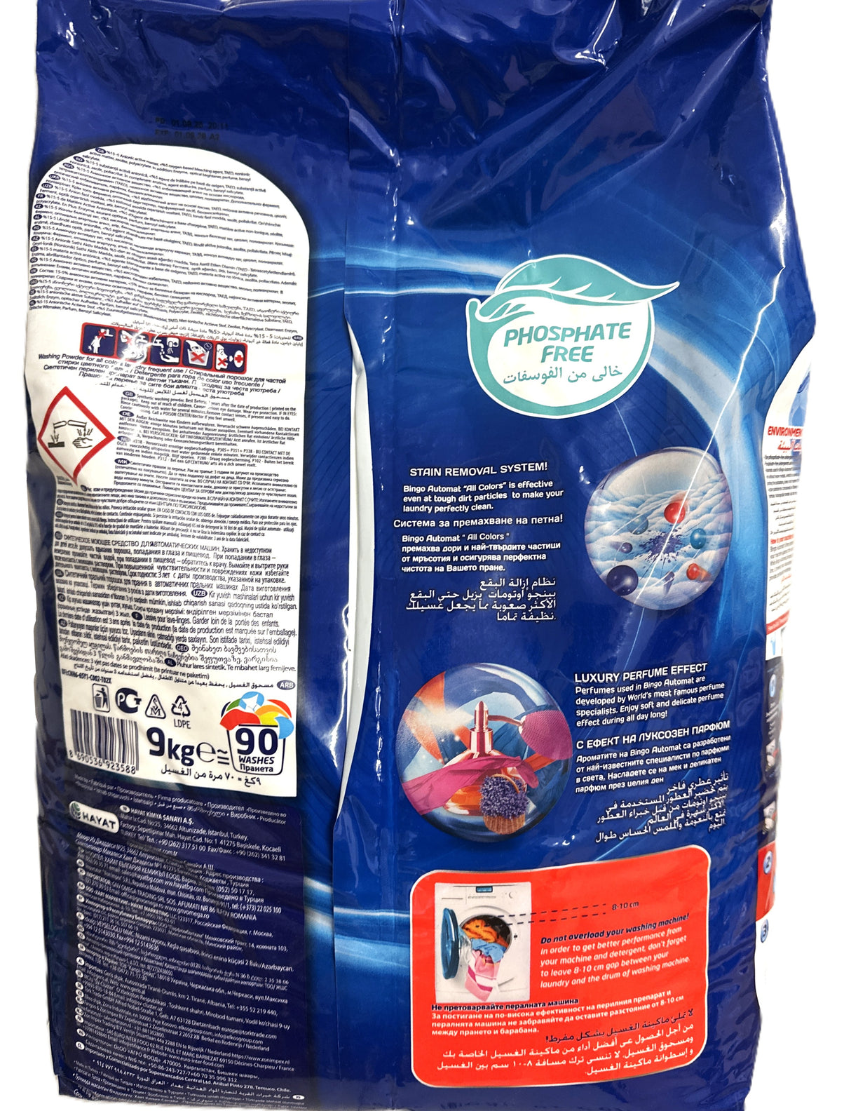 Bingo All Colors 9 Kg Lavendel Waschpulver