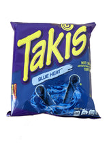10 Takis Blue Heat 92,3 Gr. Chips aus USA sehr lecker MHD 25.06.25