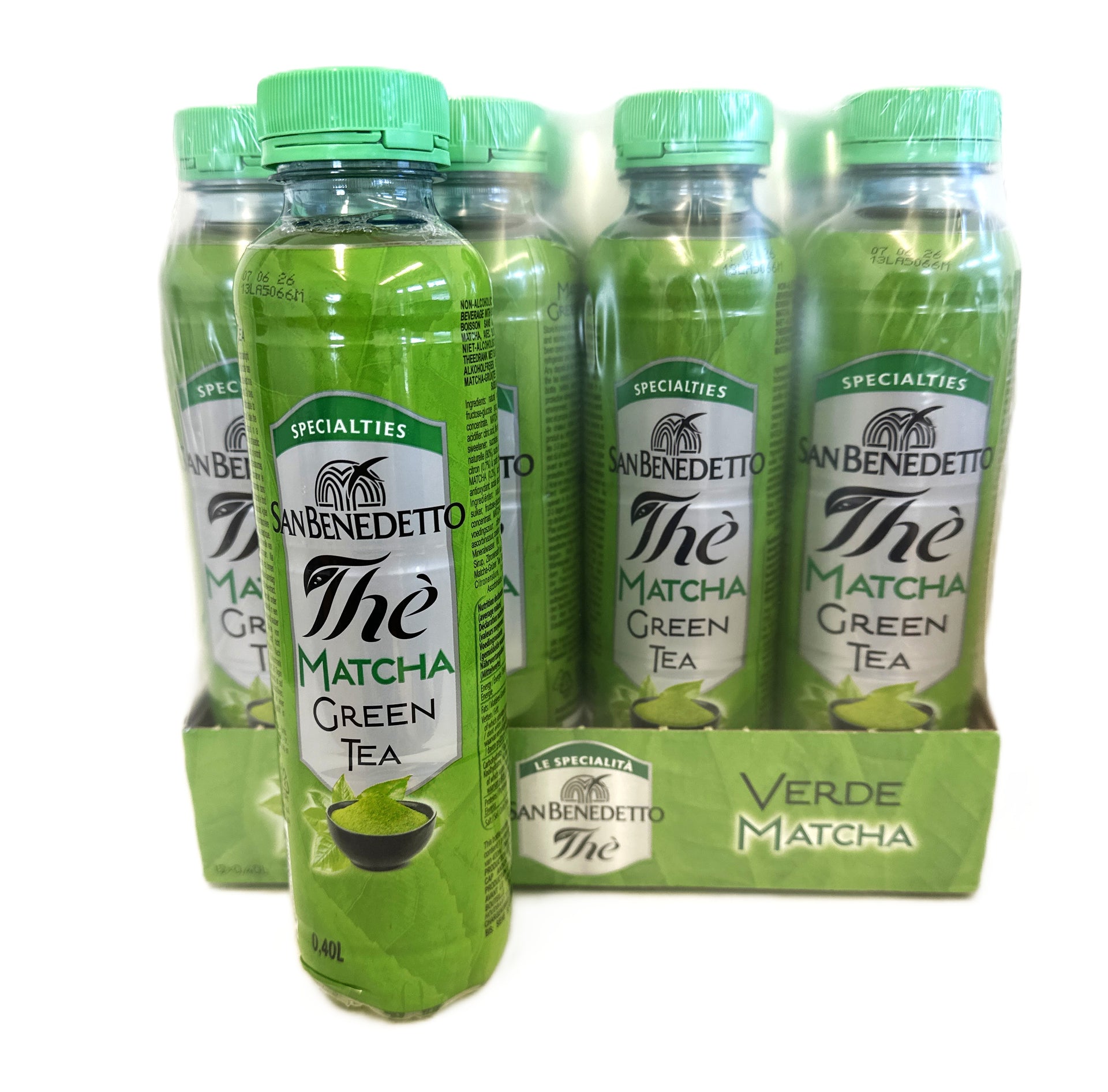 12 San Benedetto The Matcha Green Tea Eistee 0,40 L mit Pfand  Candy2go