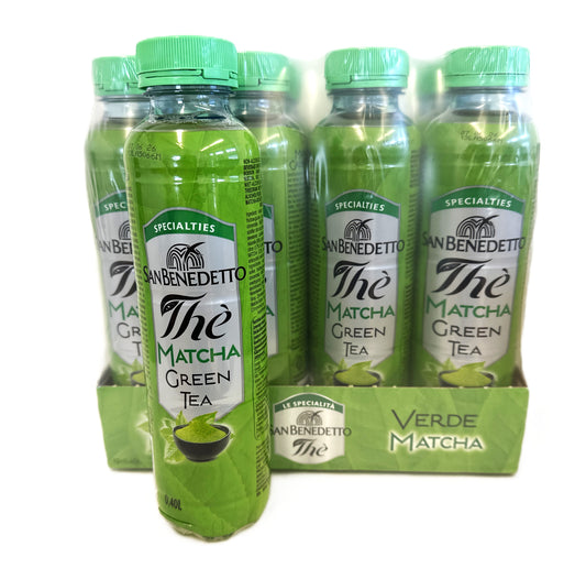 12 San Benedetto The Matcha Green Tea Eistee  0,40 L mit Pfand