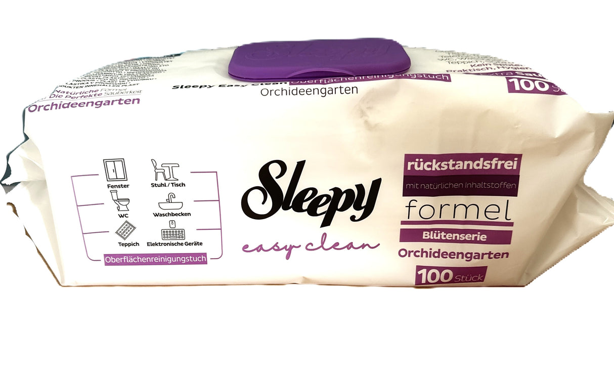 Sleepy Easy Clean Oberflächenreinigungstuch Orchideengarten Lila