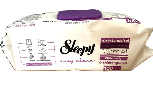 Sleepy Easy Clean Oberflächenreinigungstuch Orchideengarten Lila