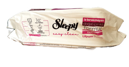 Sleepy Easy Clean Feuchtetücher 100 Blatt Lilienstrauss Rosa