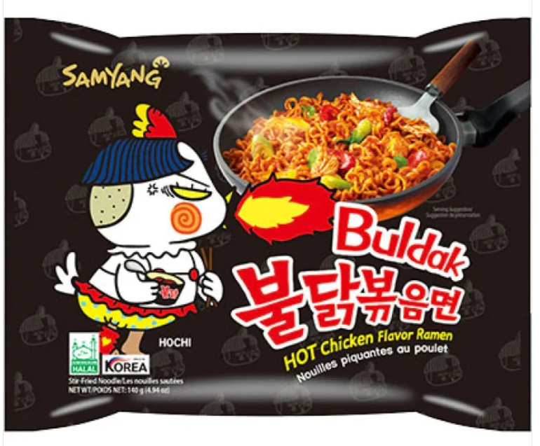 Samyang Buldak Hot Chicken Flavor Ramen 140g MHD 12.2026