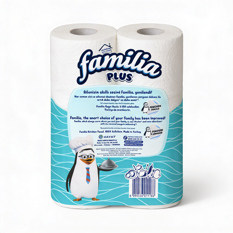 6 Rollen familia Plus 3 lagig Küchenrollen Tücher 3 lagig