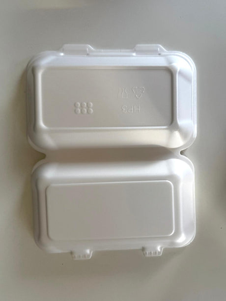 Thermo-Klappbox Nudelbox XPS Styropor cream, 220 x 145 x 95 mm