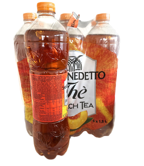 6 San Benedetto The Eistee Peach 1,5 L mit Pfand